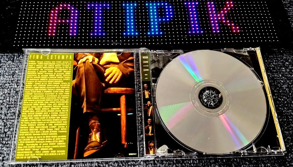 📀Caetano Veloso - Fina Estampa Ao Vivo - CD Brasil Rare PolyGram 🌹 – photo 4